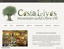 Tablet Screenshot of costalivos.com